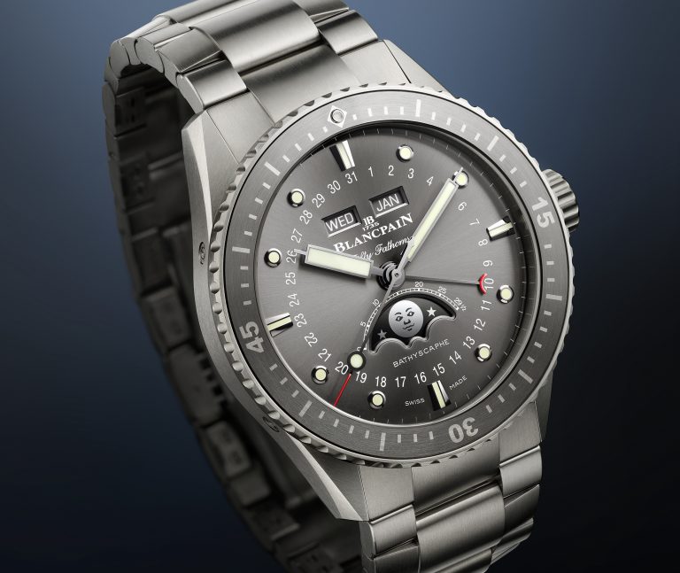 Blancpain 兩款全新五十噚深潛器 全日曆月相腕錶